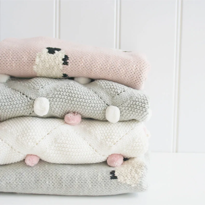 Alimrose | Heritage Knit Baby Blanket