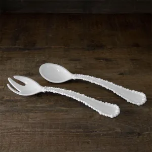 Beatriz Ball | Vida Alegria Large Salad Servers - White