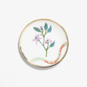 Bitossi Home | Botanica Say It With A Flower Plate - Lilac