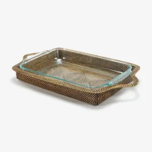 Calaisio | Rectangular Casserole Basket with Baking Dish