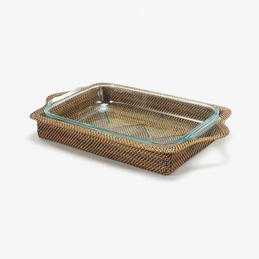 Calaisio | Rectangular Casserole Basket with Baking Dish