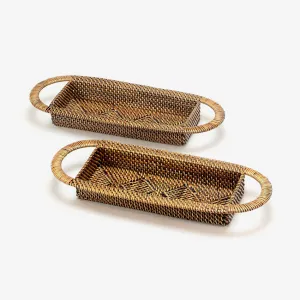 Calaisio | Rectangular Cracker Basket - Set of 2
