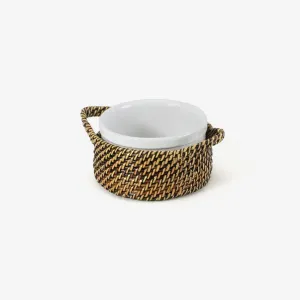 Calaisio | Round Souffl Baskets with Stoneware Dish