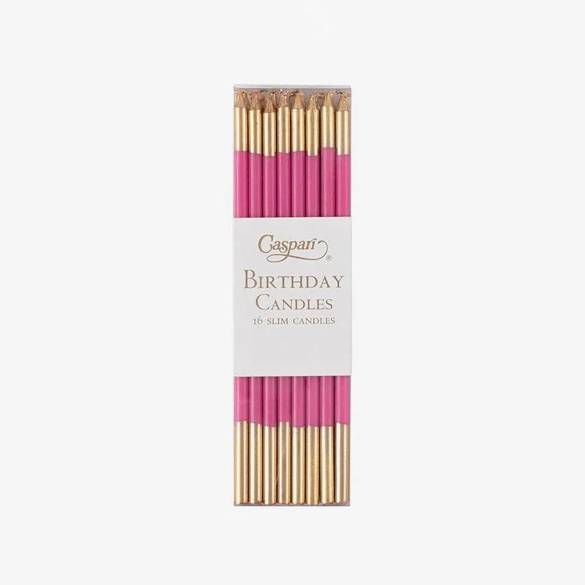 Caspari | Birthday Slims Candles