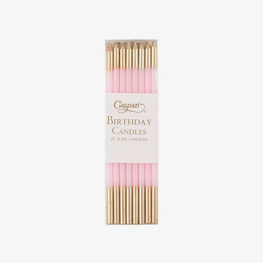 Caspari | Birthday Slims Candles