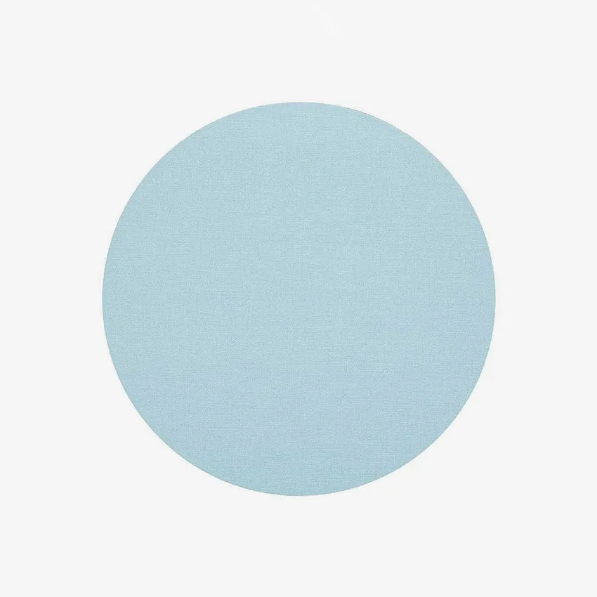 Caspari | Classic Canvas Round Felt-backed Placemat