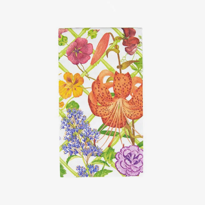 Caspari | Floral Trellis Napkin