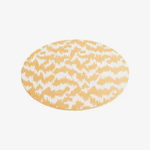 Caspari | Modern Moire Gold Placemat Round