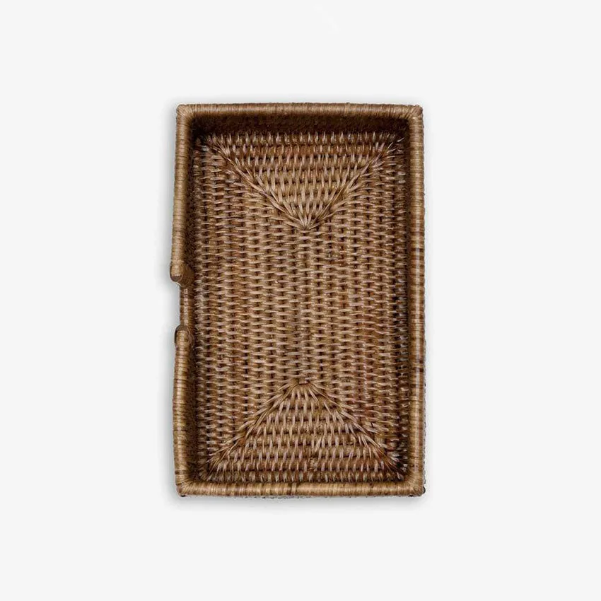 Caspari | Rattan Napkin Holder