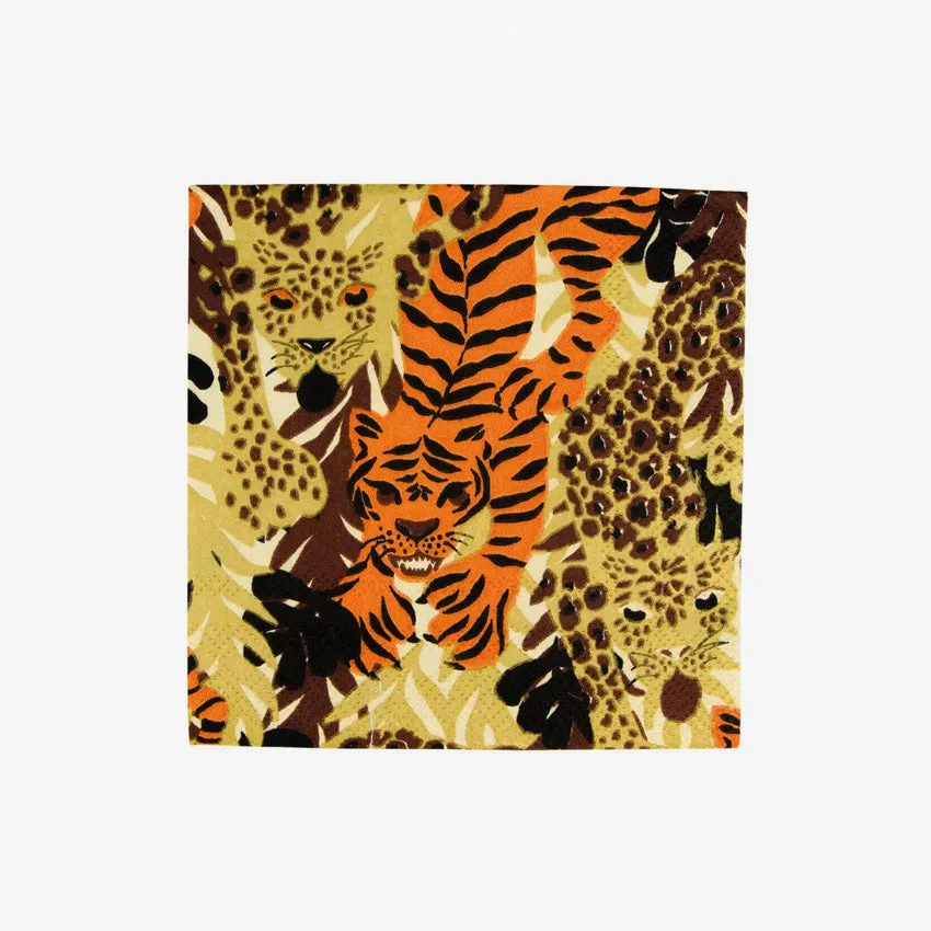 Caspari | Wild Cats Napkin