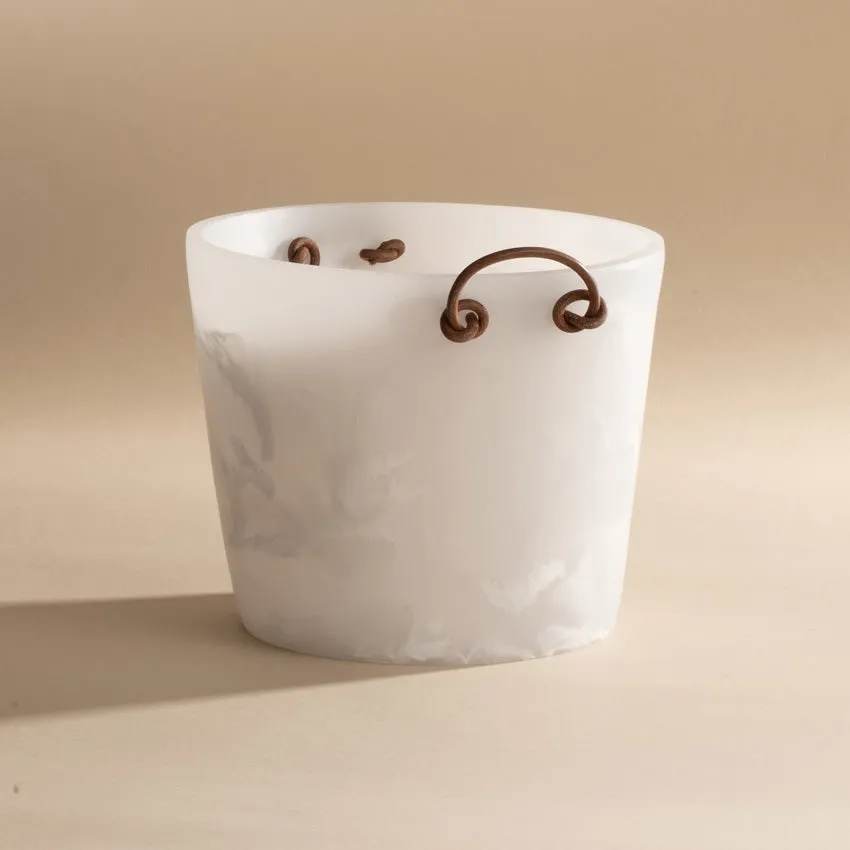 CDMX Design | Monica Calderon Studio Champagne Bucket with Leather Handles