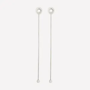Christofle | Oh De Cocktail Stirrers 2 Pcs Stainless Steel