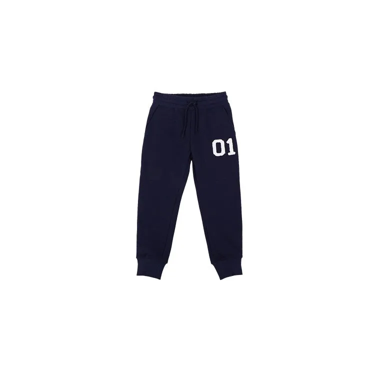 Collegiate Track Pants, Blue, Size 7