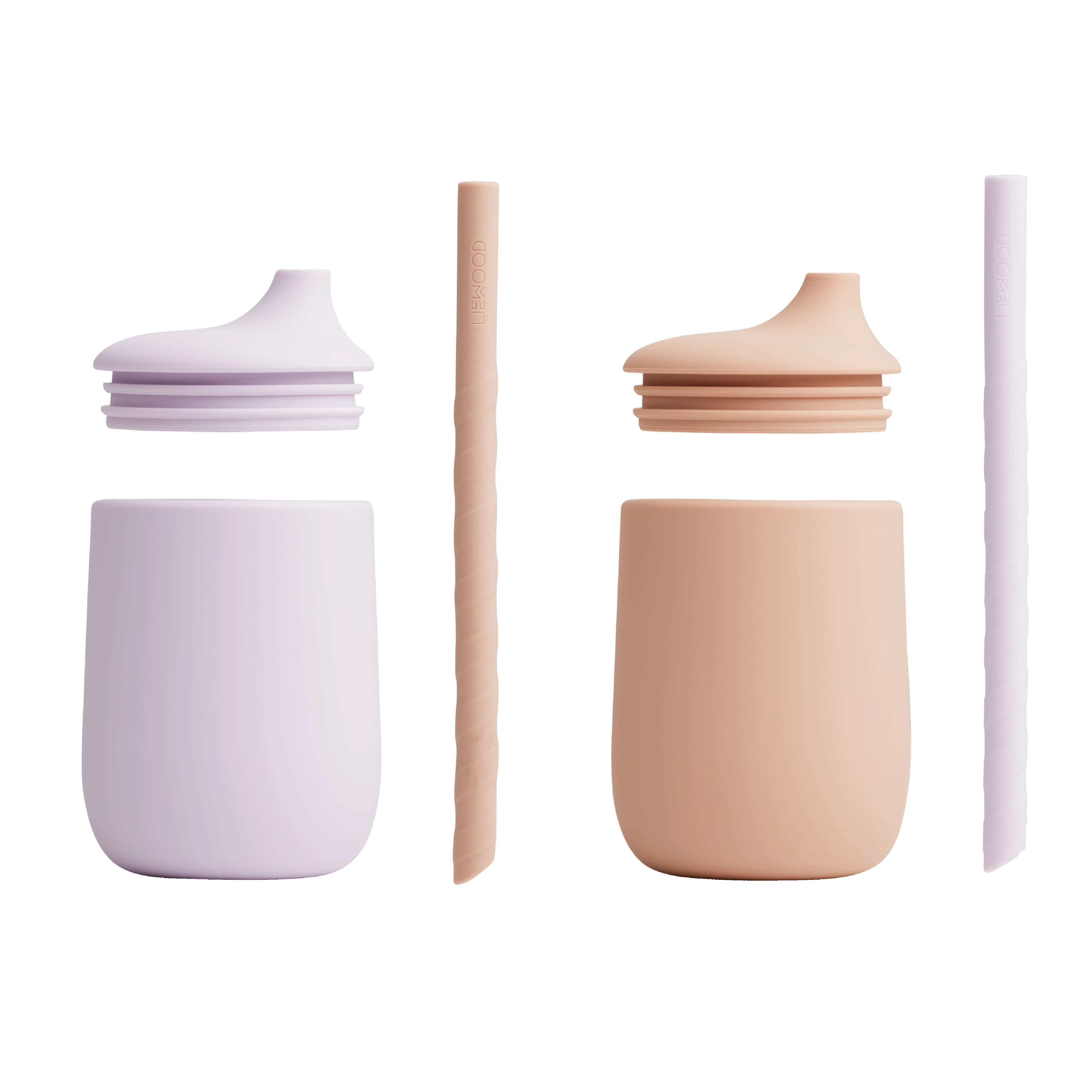 Ellis Silicone Sippy Cup Set | Lavender Rose Mix | 2 Pack