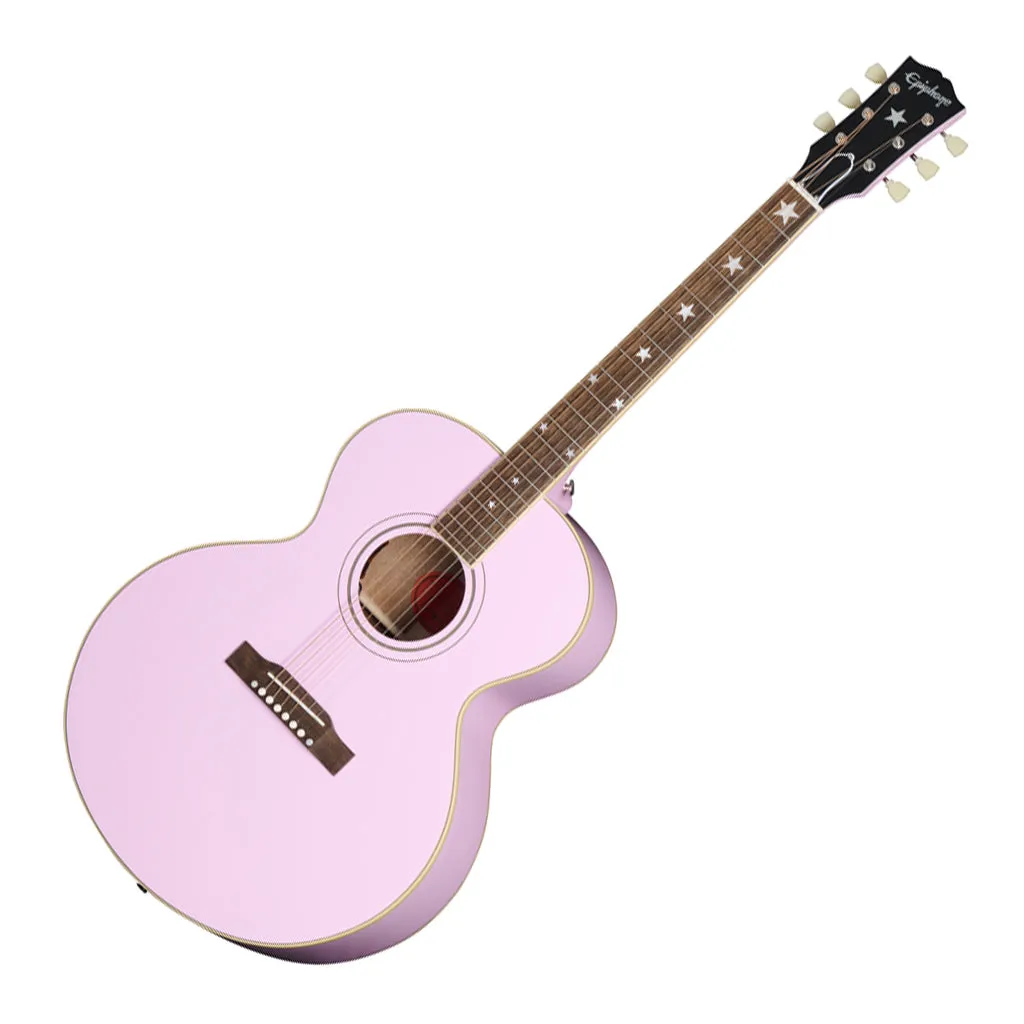 Epiphone J180 LS Pink with Hardcase