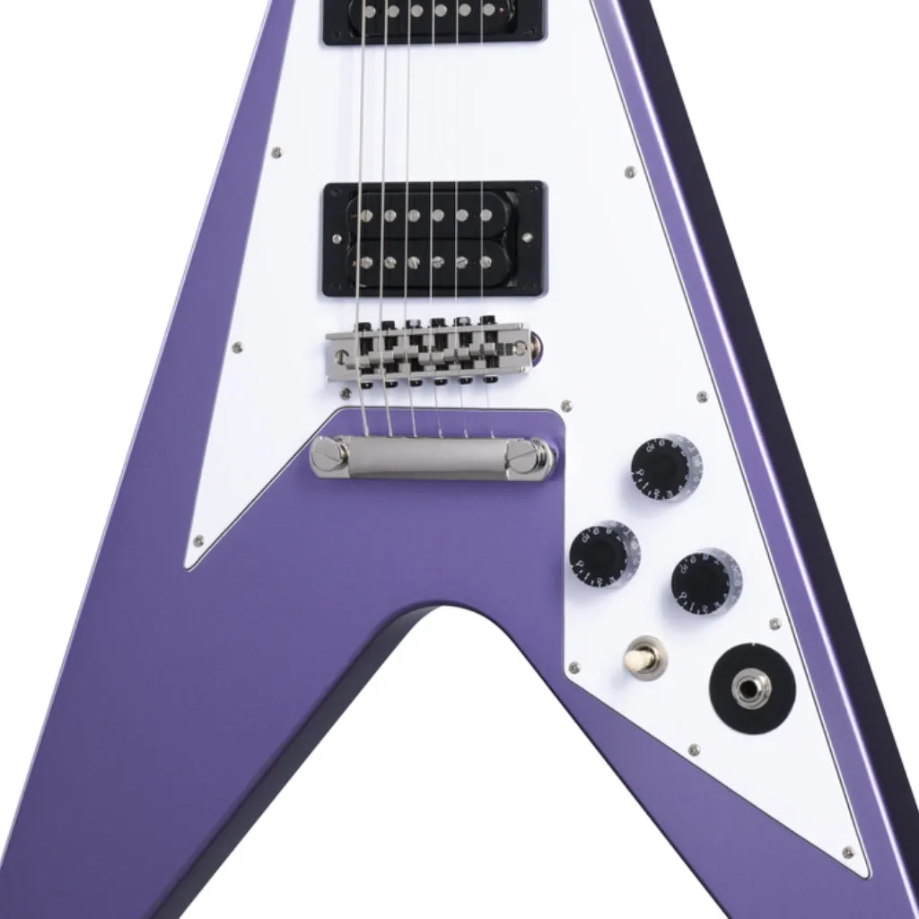 Epiphone Kirk Hammett 1979 Flying V Electric Guitar -  Purple Metallic