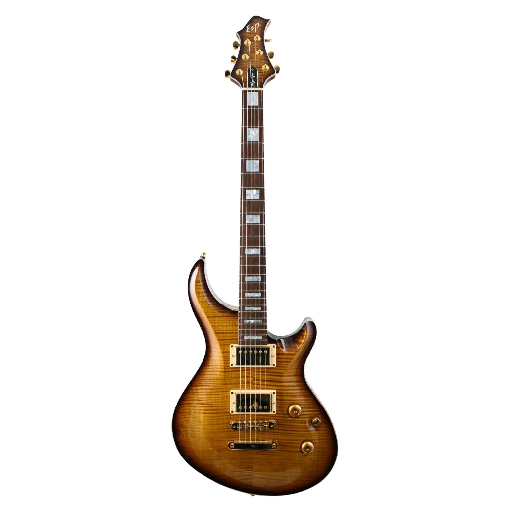 ESP Original Custom Shop Mystique CTM Electric Guitar - Tea Sunburst