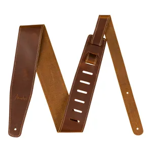 Fender Broken In Leather Strap in Tan