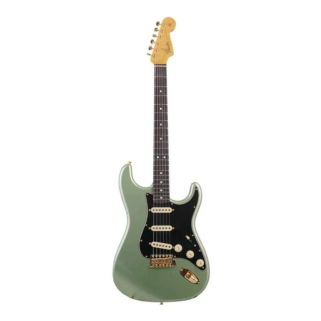 Fender Custom Shop 1965 Dual-Mag Stratocaster Journeyman Relic - Aged Sage Green Metallic