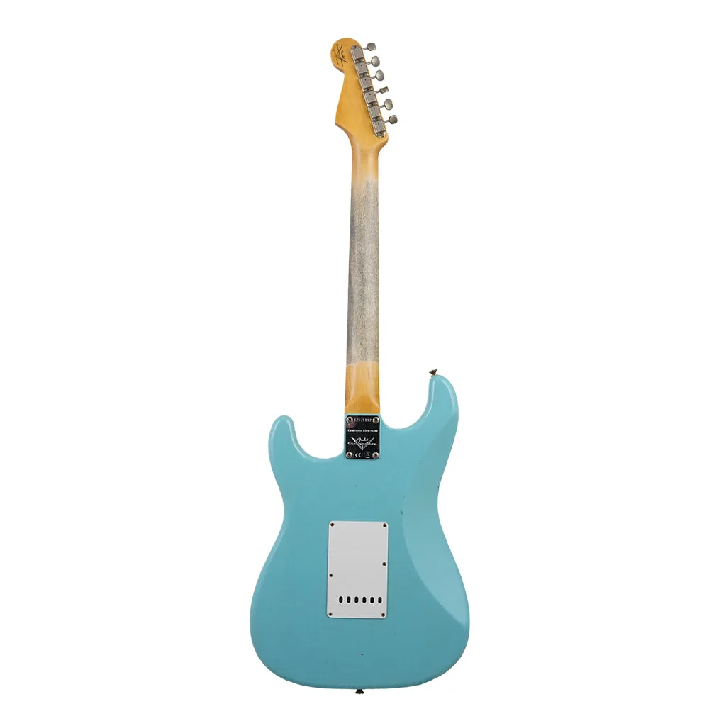 Fender Custom Shop '62/'63 Stratocaster Journeyman Relic - Aged Daphne Blue