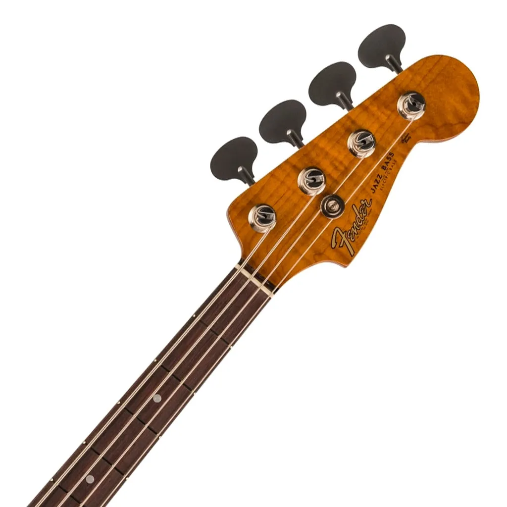 Fender Custom Shop Artisan Maple Burl Jazz Bass NOS Aged Natural