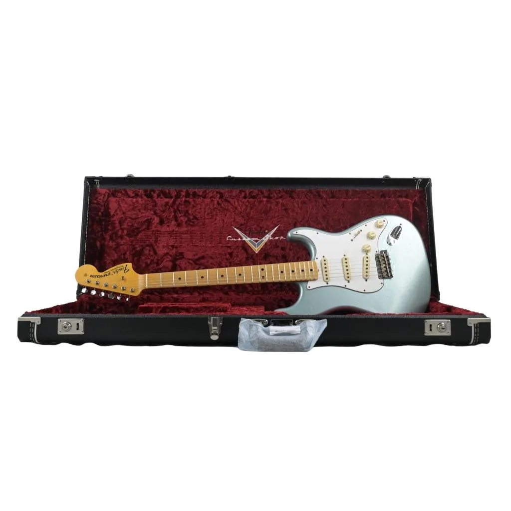 Fender Custom Shop - Limited Edition '68 Stratocaster - Journeyman Relic - Aged Firemist Silver