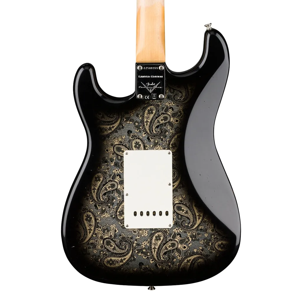 Fender Custom Shop Limited Edition 68 Stratocaster Journeyman Relic with Closet Classic Hardware 3A Rosewood Fingerboard Black Paisley