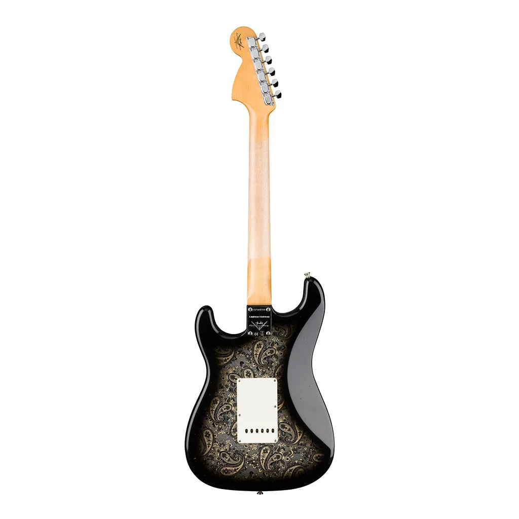 Fender Custom Shop Limited Edition 68 Stratocaster Journeyman Relic with Closet Classic Hardware 3A Rosewood Fingerboard Black Paisley