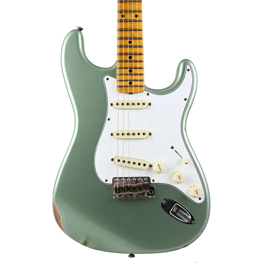 Fender Custom Shop Limited Edition Tomatillo Stratocaster Special - Relic, Super Faded Aged Sage Green Metallic