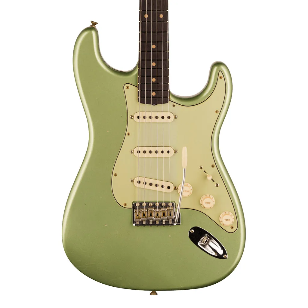 Fender Custom Shop Time Machine 59 Stratocaster Journeyman Relic Super Faded Aged Sage Green Metallic