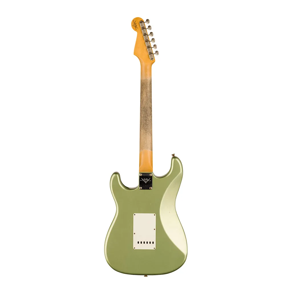 Fender Custom Shop Time Machine 59 Stratocaster Journeyman Relic Super Faded Aged Sage Green Metallic