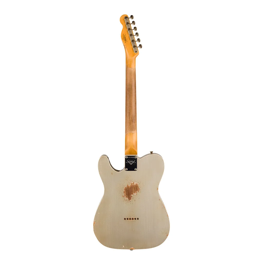 Fender Custom Shop Time Machine '60 Tele Custom - Heavy Relic, Aged Inca Silver