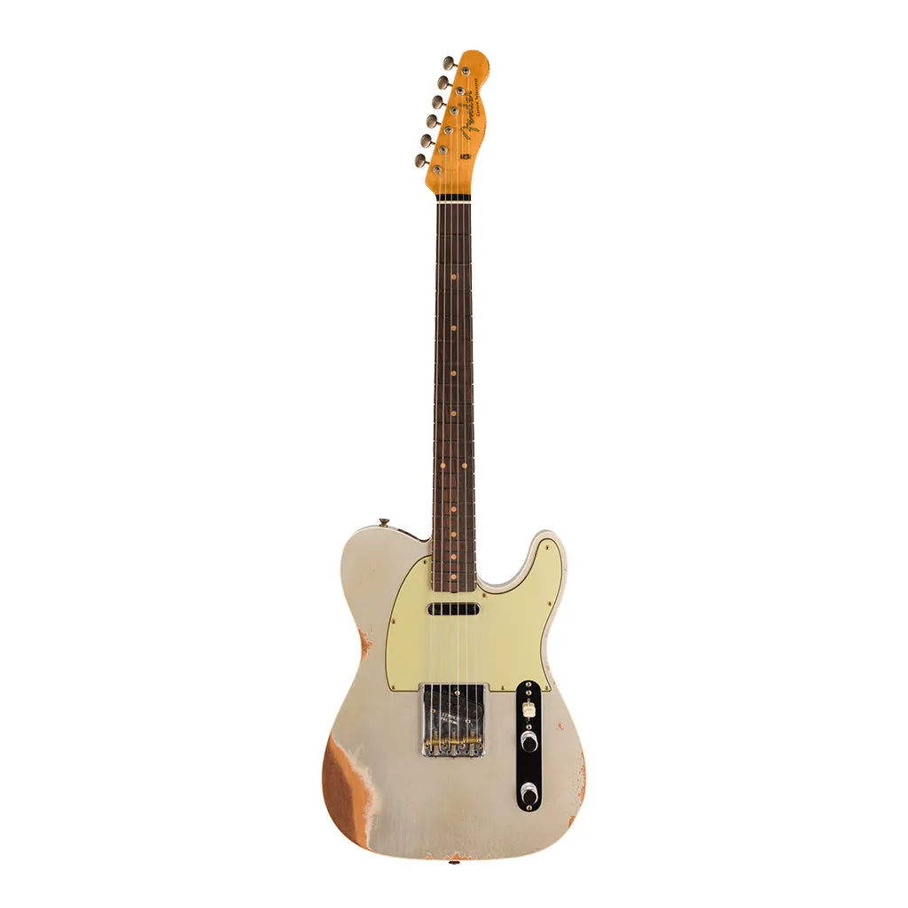 Fender Custom Shop Time Machine '60 Tele Custom - Heavy Relic, Aged Inca Silver