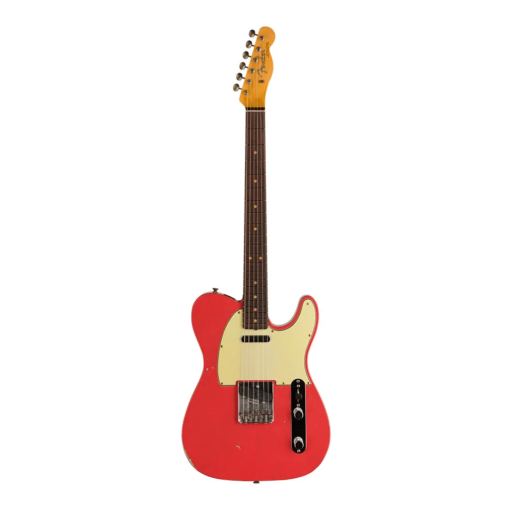 Fender Custom Shop Time Machine 63 Telecaster Relic Aged Fiesta Red