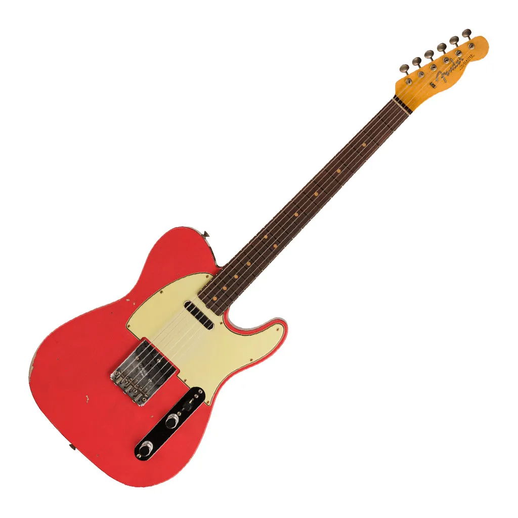 Fender Custom Shop Time Machine 63 Telecaster Relic Aged Fiesta Red