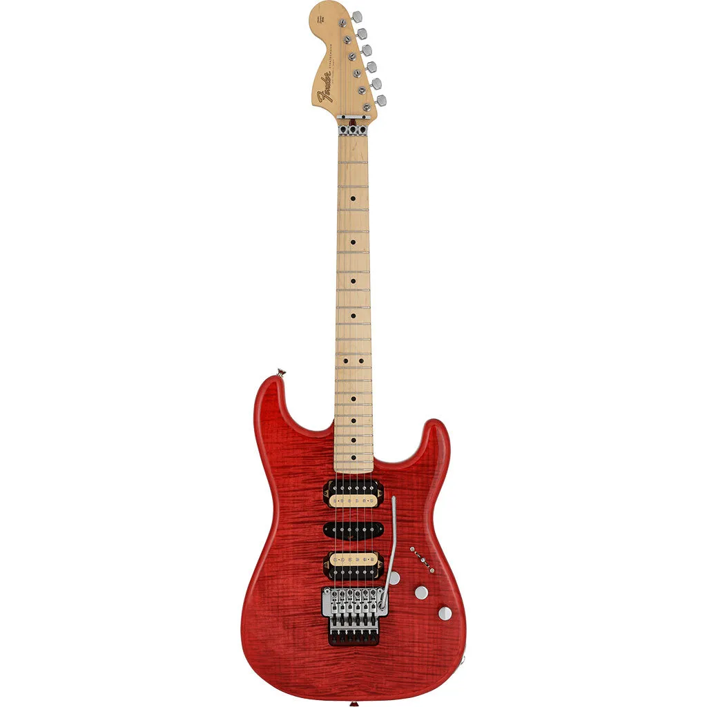 Fender - Michiya Haruhata Stratocaster, Maple Fingerboard - Trans Pink