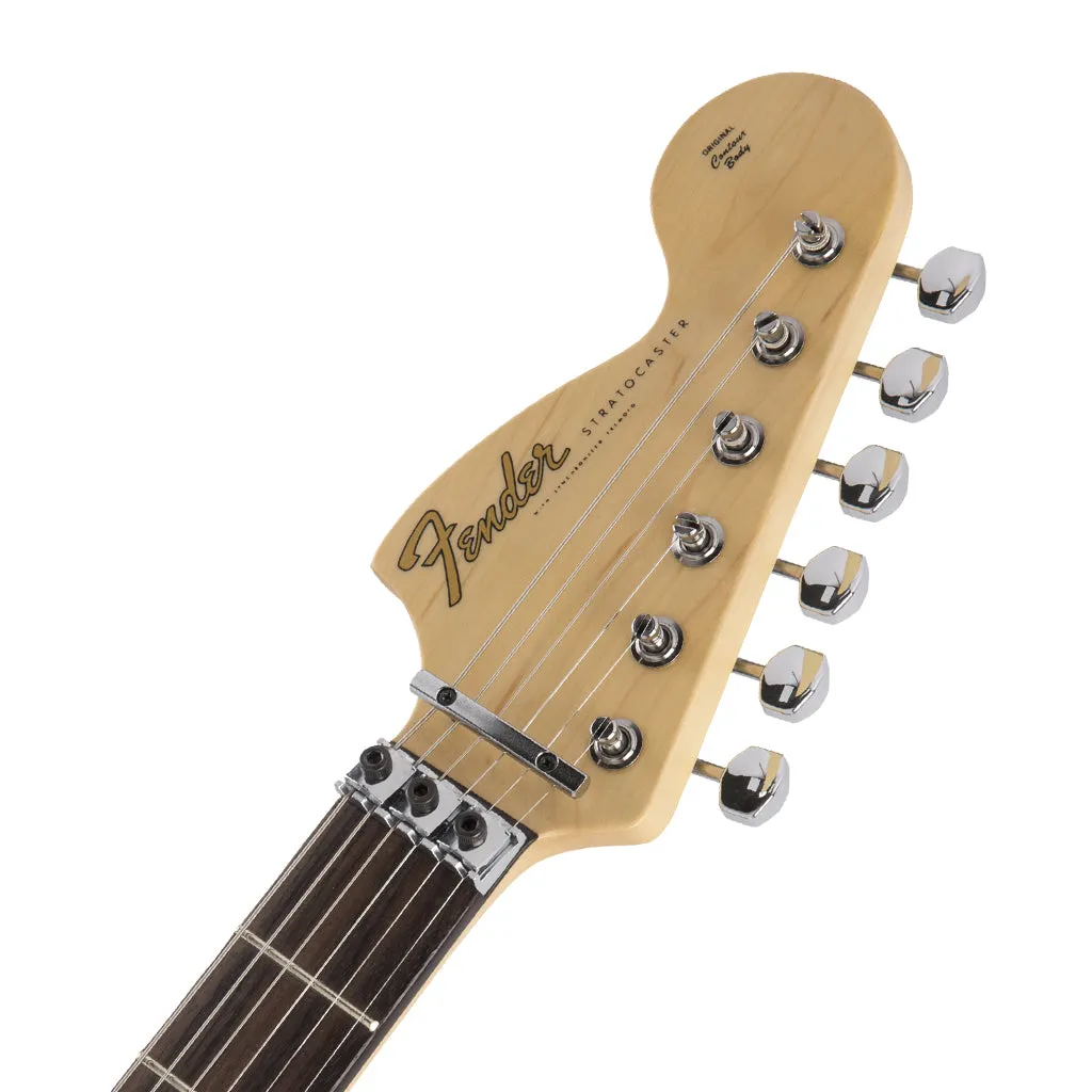 Fender Michiya Haruhata Stratocaster, Rosewood Fingerboard, Caribbean Blue Transparent