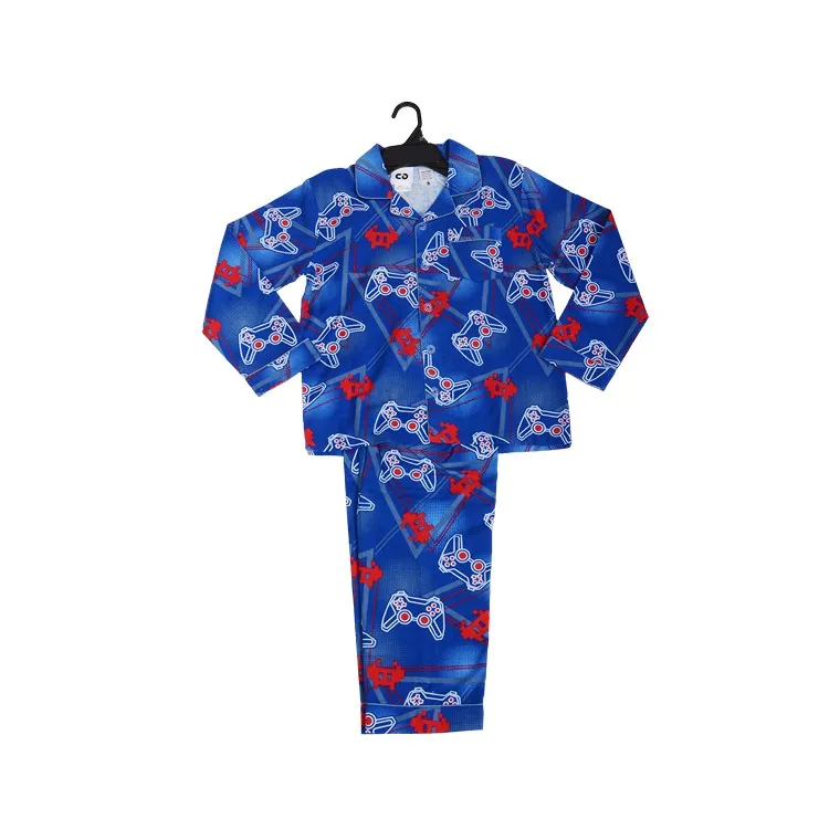 Flannel PJ Set, Gamer, Size 12