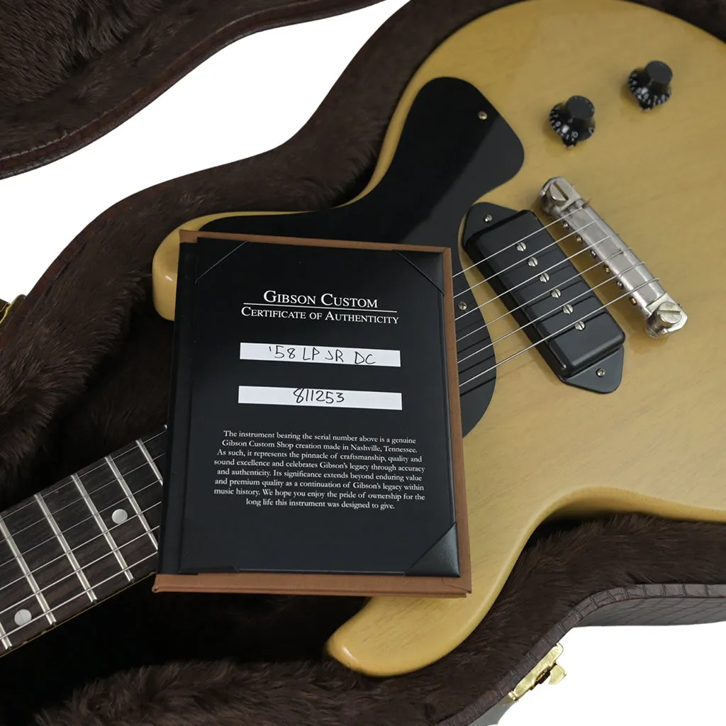 Gibson Custom Shop - 1958 Les Paul Junior Double-Cut DC Re-issue VOS - TV Yellow