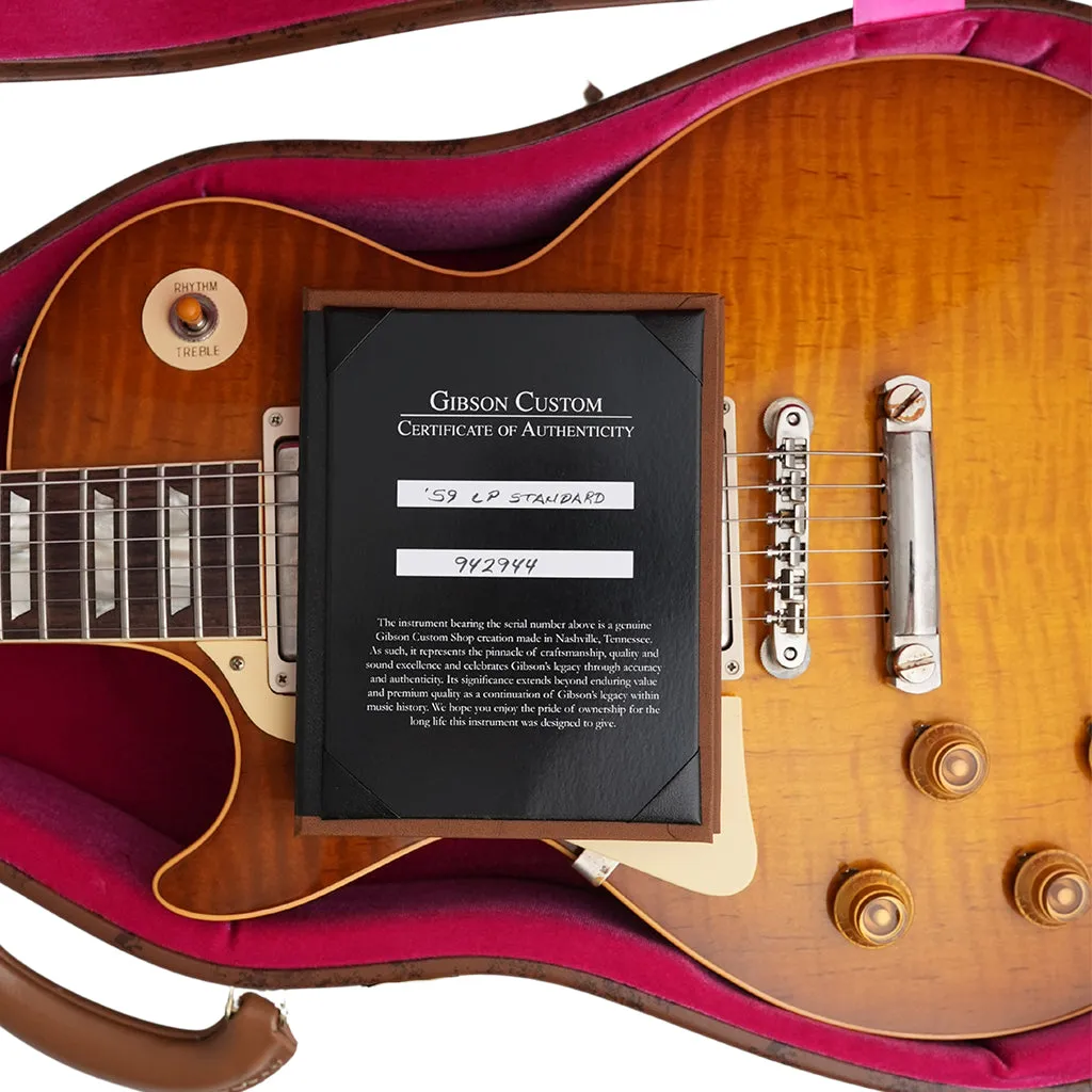 Gibson Custom Shop '59 Les Paul Standard - Left Handed - Ultra Light - Golden Poppy