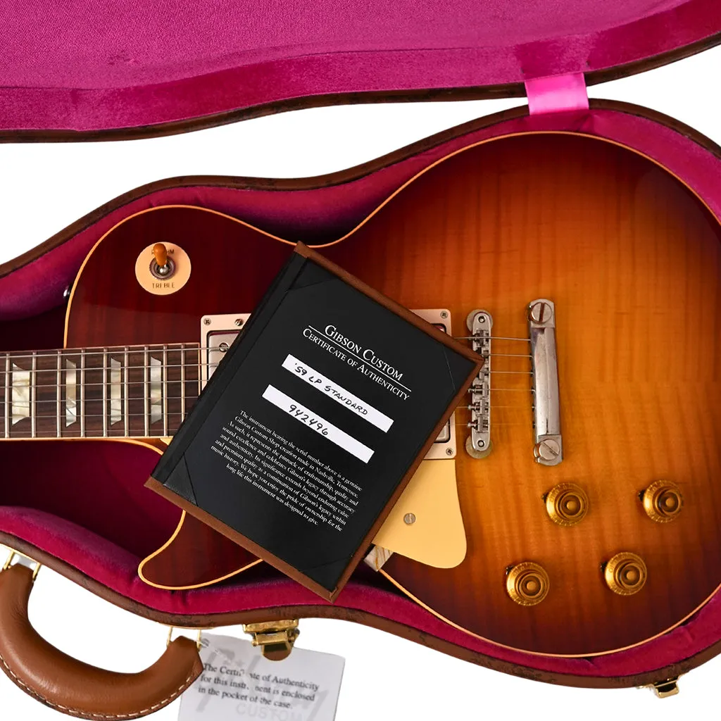 Gibson Custom Shop Hand Select 1959 Les Paul Left Handed - Ultra Light Back - VOS Cherry Tea