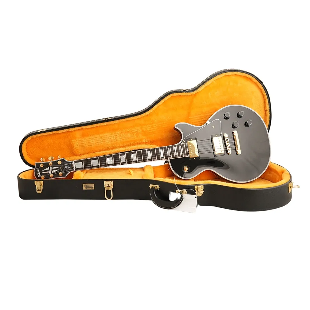 Gibson Custom Shop Les Paul Custom Maple Top Electric Guitar - Ebony