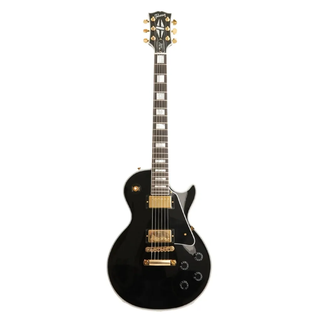 Gibson Custom Shop Les Paul Custom Maple Top Electric Guitar - Ebony