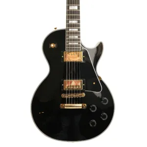 Gibson Custom Shop Les Paul Custom Maple Top Electric Guitar - Ebony