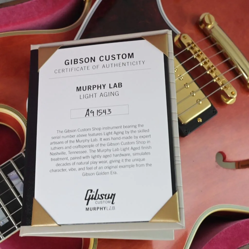 Gibson Custom Shop - Murphy Lab '59 ES-355 - Light Aged Watermelon Red