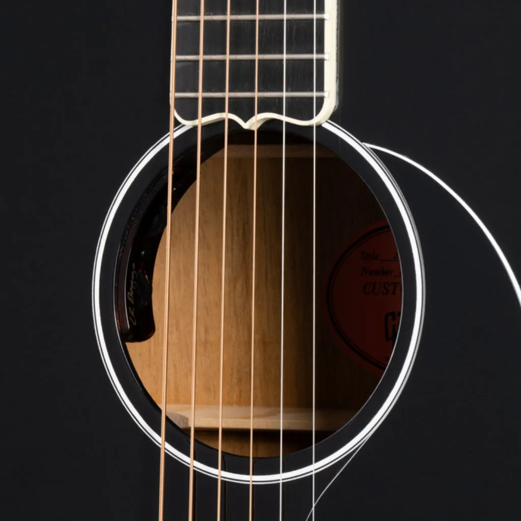 Gibson J45 Custom Ebony Acoustic Guitar