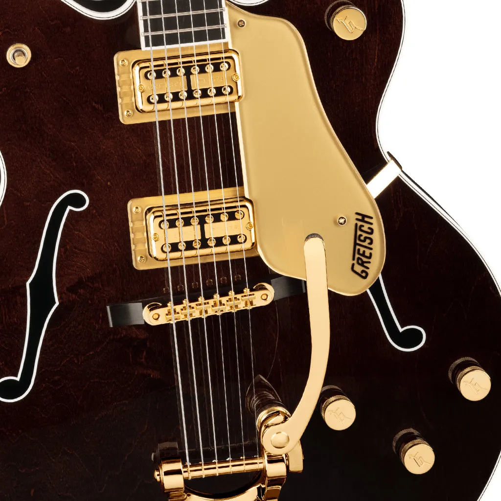 Gretsch - G6122TG Players Edition Country Gentleman Hollow Body with String-Thru Bigsby and Gold Hardware - Walnut Stain