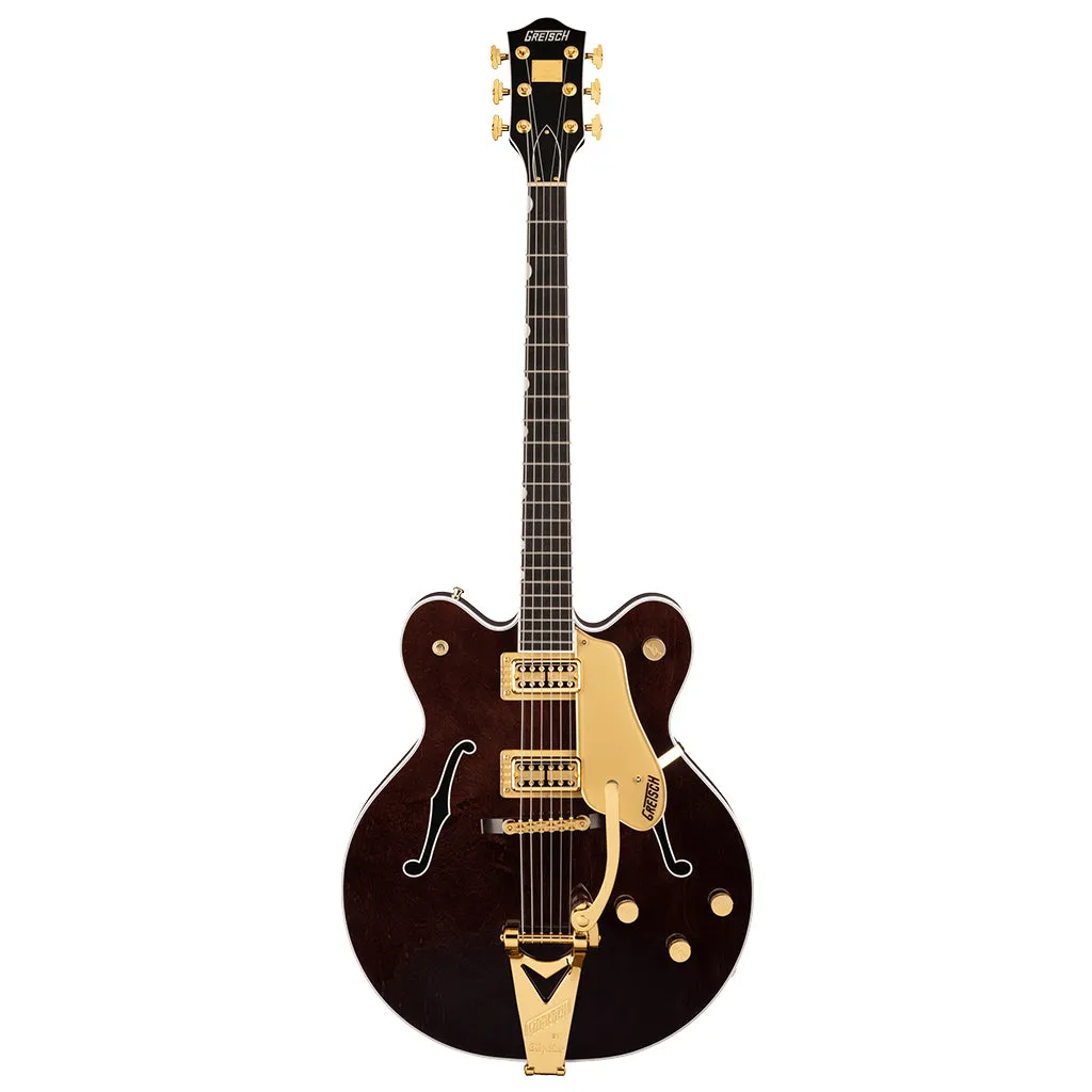 Gretsch - G6122TG Players Edition Country Gentleman Hollow Body with String-Thru Bigsby and Gold Hardware - Walnut Stain