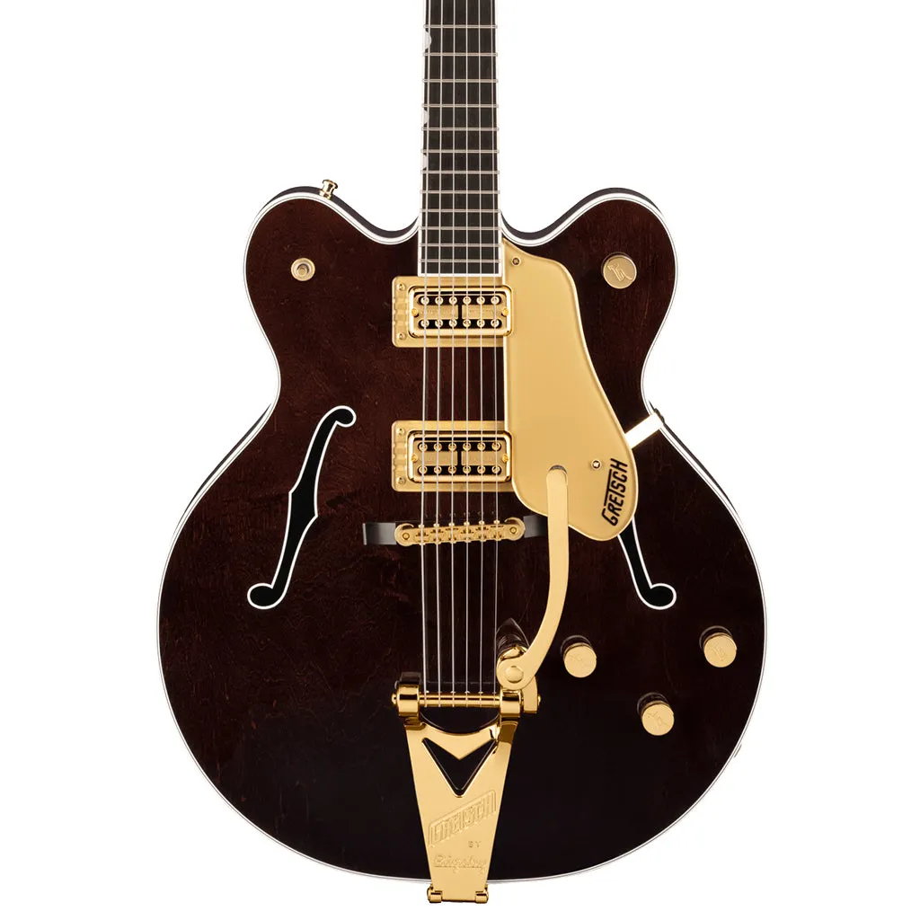 Gretsch - G6122TG Players Edition Country Gentleman Hollow Body with String-Thru Bigsby and Gold Hardware - Walnut Stain