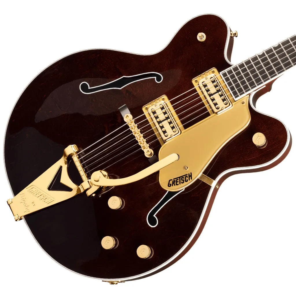 Gretsch - G6122TG Players Edition Country Gentleman Hollow Body with String-Thru Bigsby and Gold Hardware - Walnut Stain